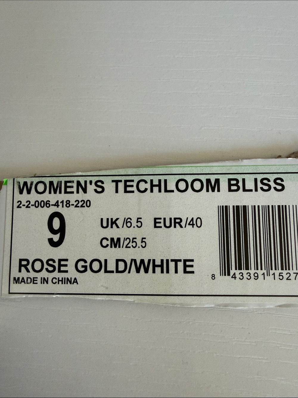 APL women’s Techloom Bliss rose gold/white size 9 - Picture 9 of 9